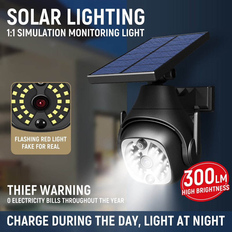 Outdoor solar wall light for patio and balcony