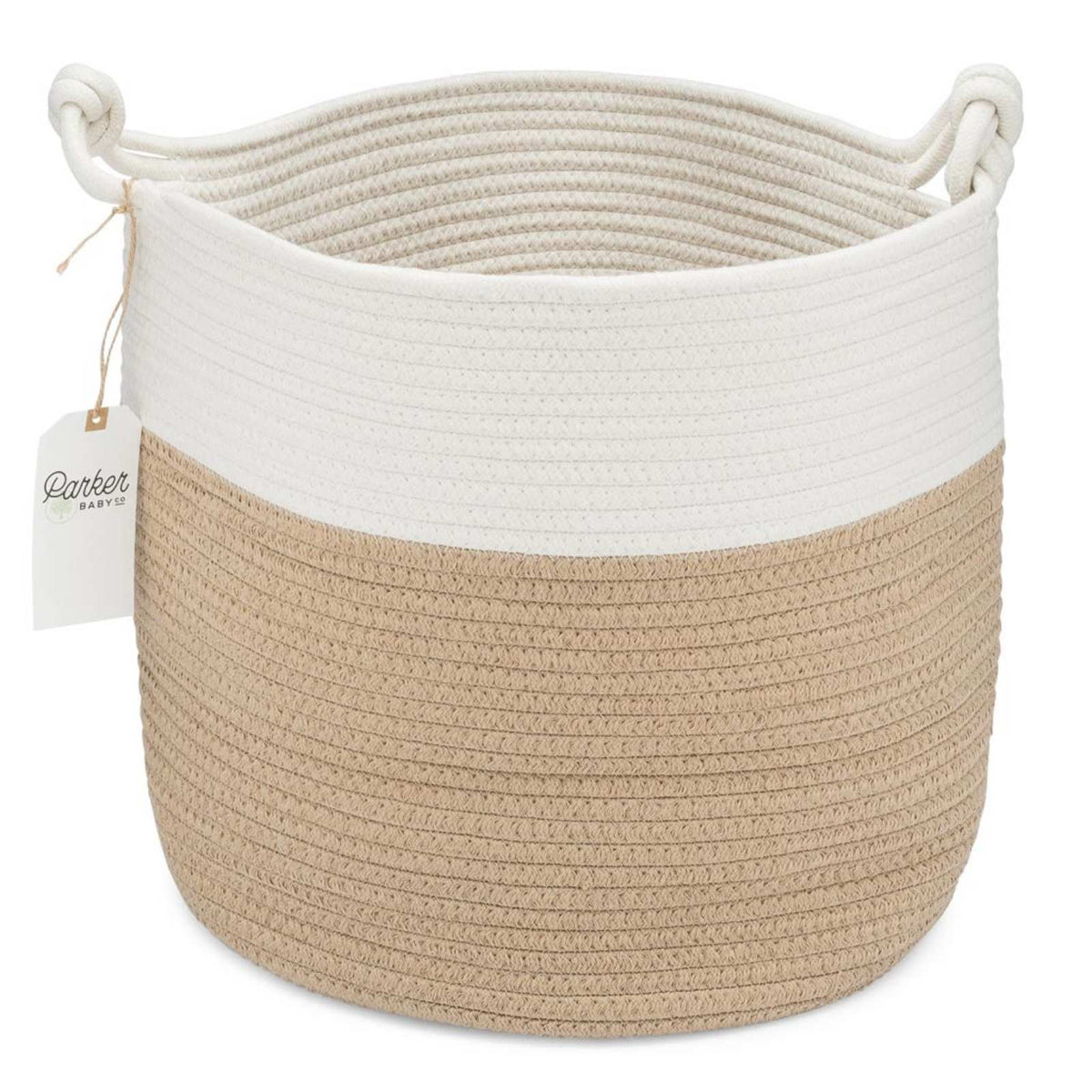 Soft rope storage basket