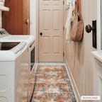 Rosman Distressed Washable Area Rug
