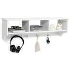 EntryDrop Wall Cubby + Hook Organizer