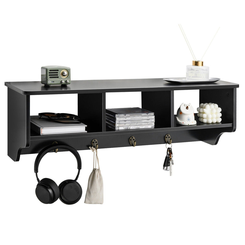 EntryDrop Wall Cubby + Hook Organizer