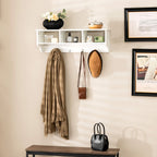 EntryDrop Wall Cubby + Hook Organizer