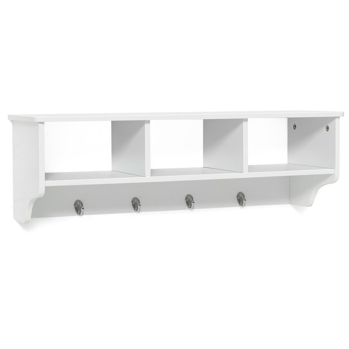 EntryDrop Wall Cubby + Hook Organizer