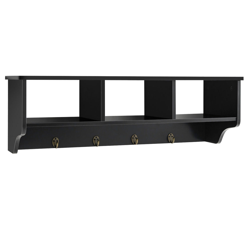 EntryDrop Wall Cubby + Hook Organizer