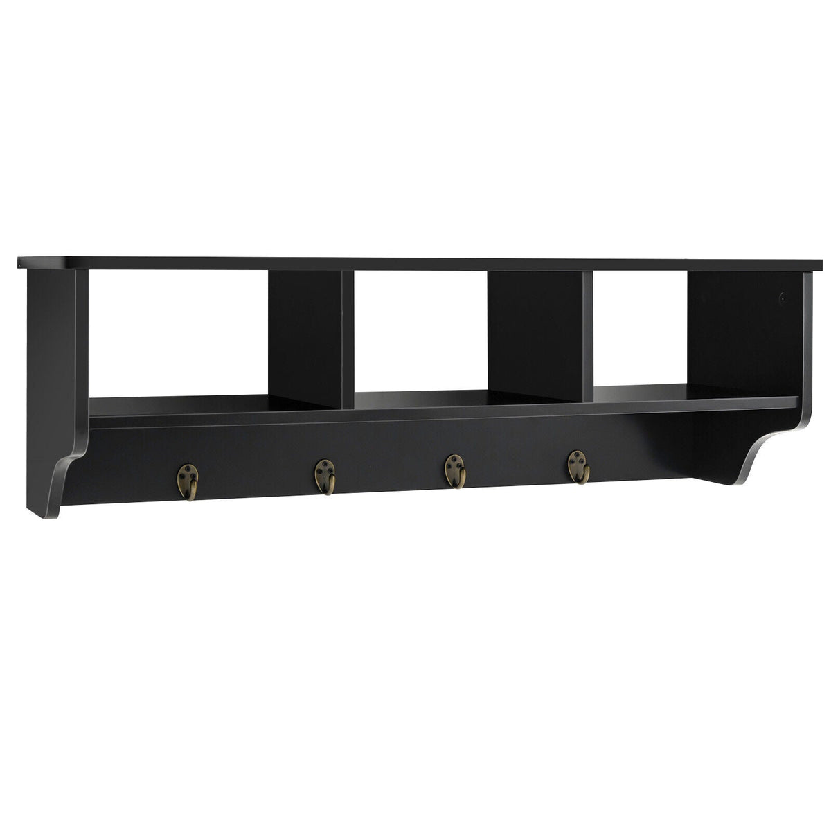 EntryDrop Wall Cubby + Hook Organizer