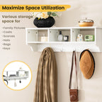EntryDrop Wall Cubby + Hook Organizer