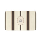 Le Bain Striped Bath Mat — Brown