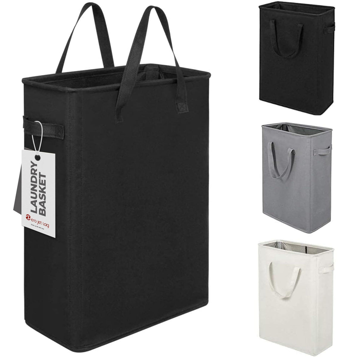 SlimSpace 45L Rolling Laundry Hamper