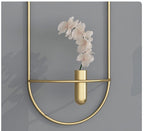 Geometric Metal Wall Candle Holder