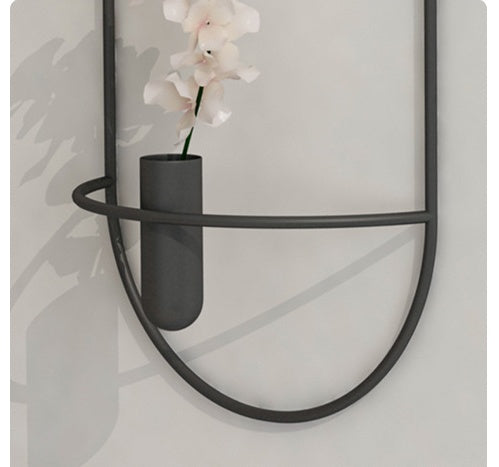 Geometric Metal Wall Candle Holder
