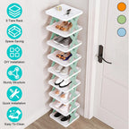 Slim 9-Tier Vertical Shoe Organizer — product view 8