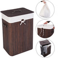 Bamboo Laundry Hamper with Lid