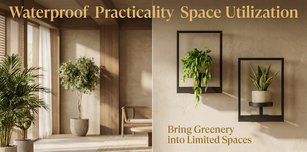 Window-Frame Plant Display Shelf — Set of 2