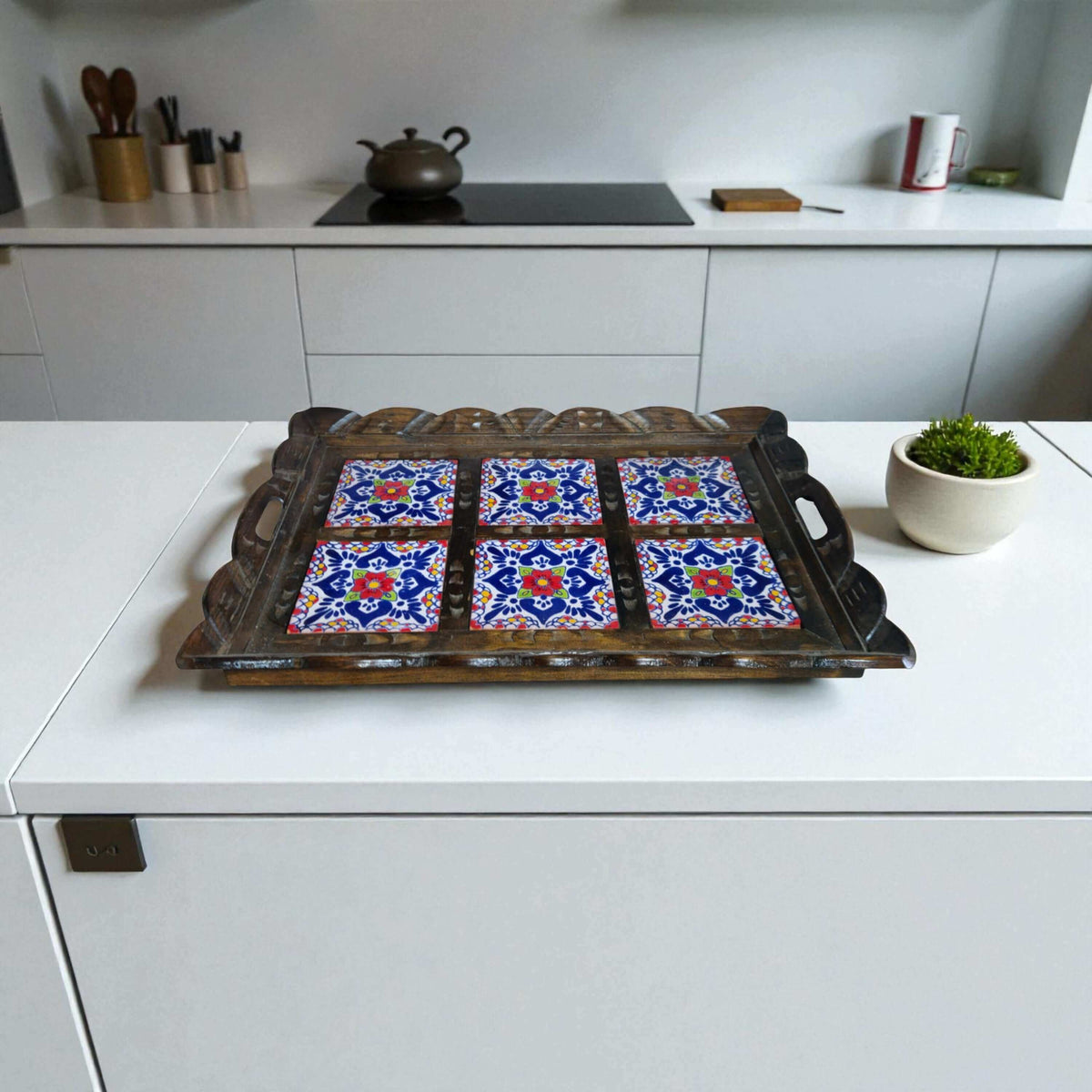 Talavera Tile Serving Tray