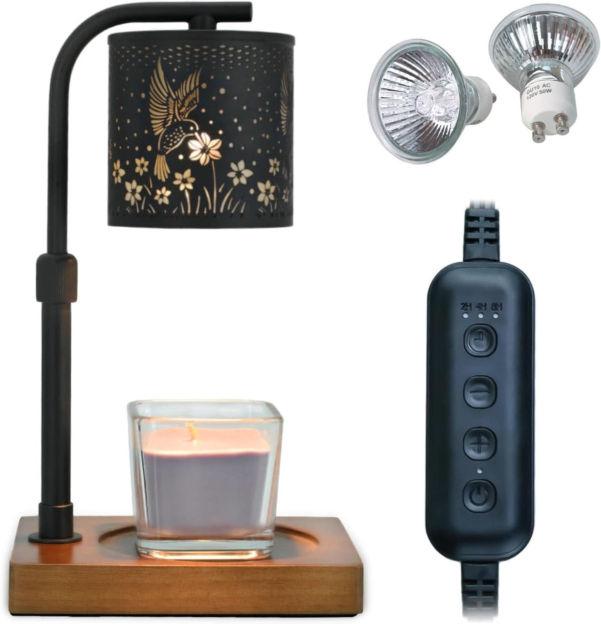 Hummingbird Candle Warmer Lamp
