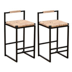 Water Hyacinth Counter Stools — Set of 2