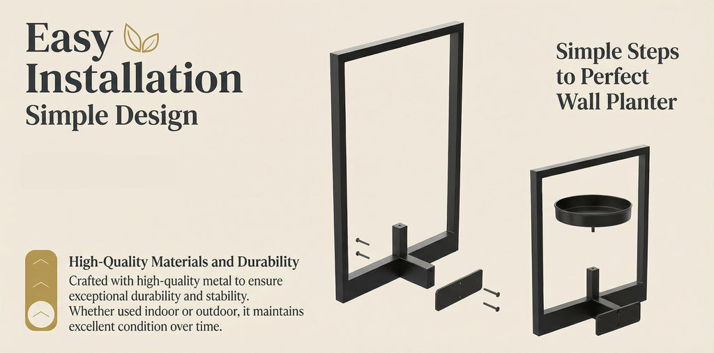Window-Frame Plant Display Shelf — Set of 2