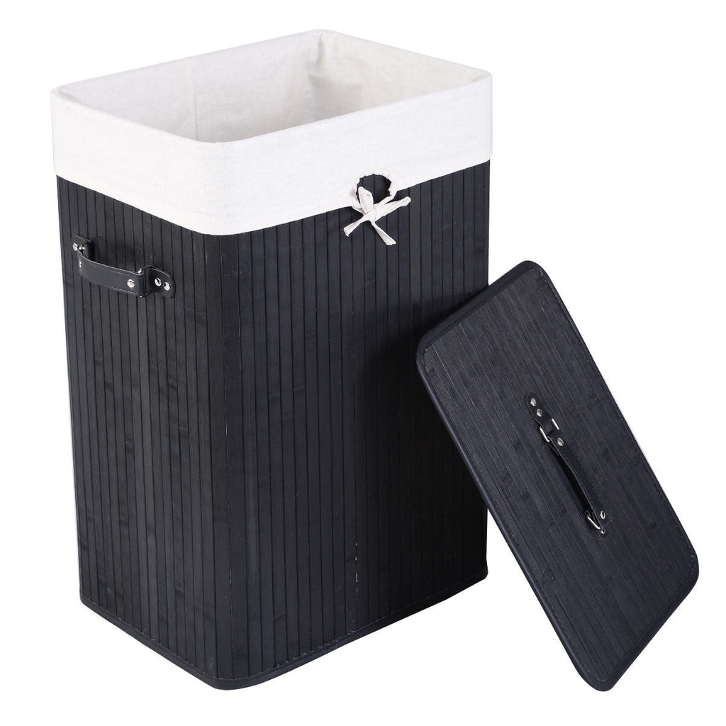 Bamboo Laundry Hamper with Lid