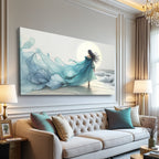 Ocean Motion Abstract Canvas