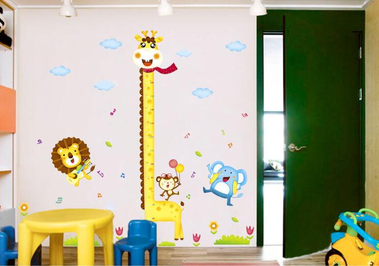 Giraffe Growth Chart Wall Decal — product view 3