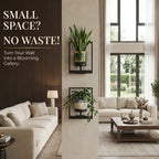 Window-Frame Plant Display Shelf — Set of 2