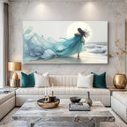 Ocean Motion Abstract Canvas