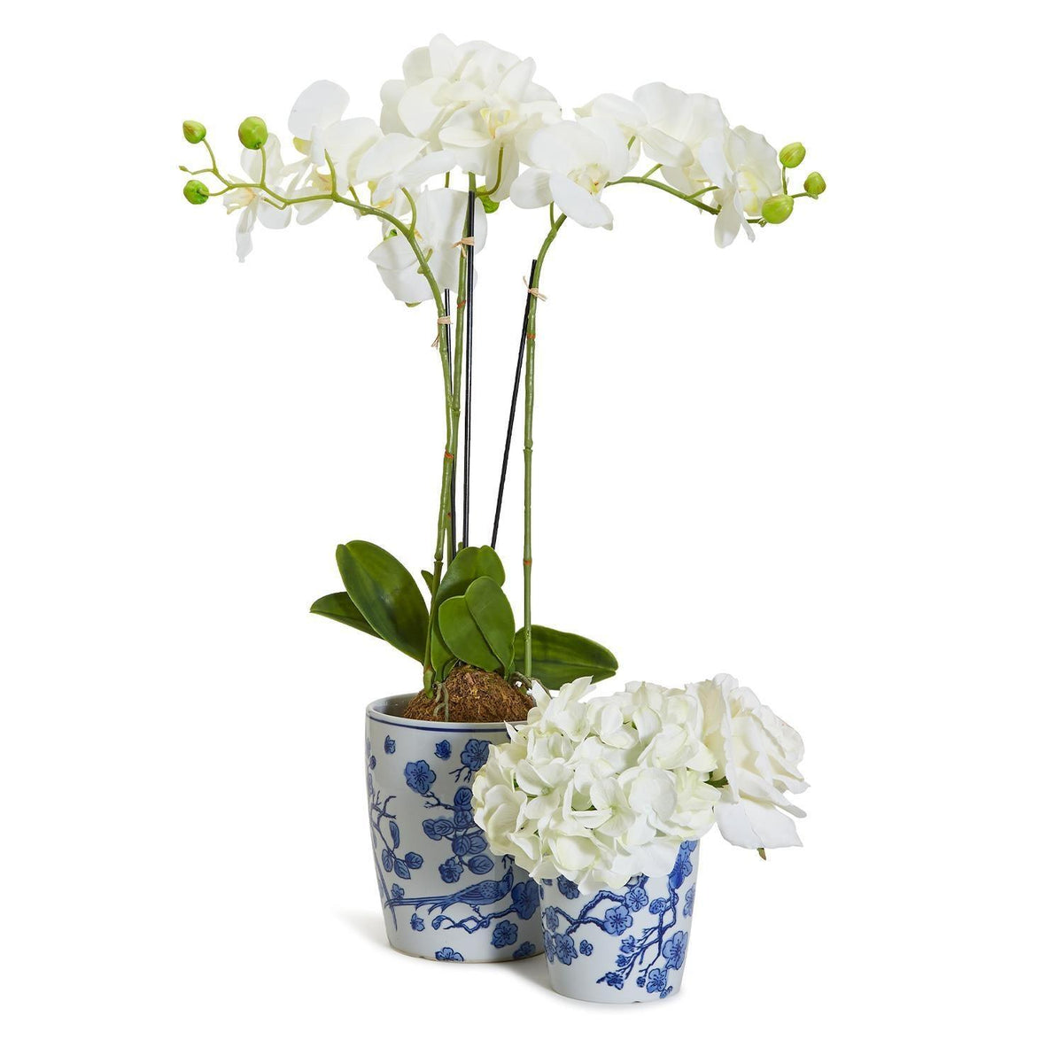 Blue & White Chinoiserie Porcelain Vase