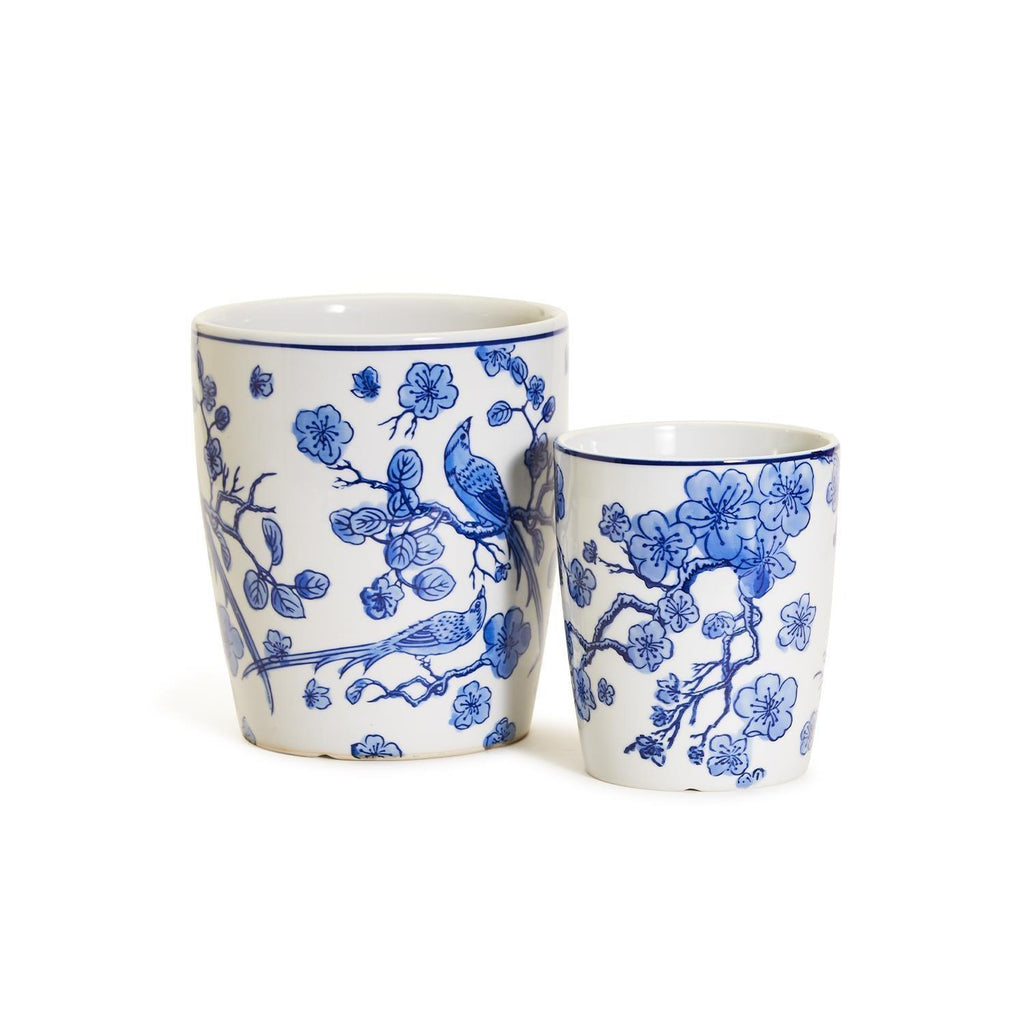 Blue & White Chinoiserie Porcelain Vase