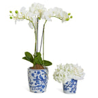 Blue & White Chinoiserie Porcelain Vase
