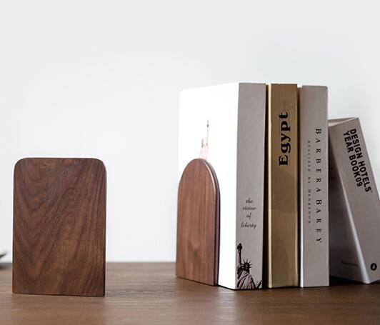 Solid Beechwood Bookend