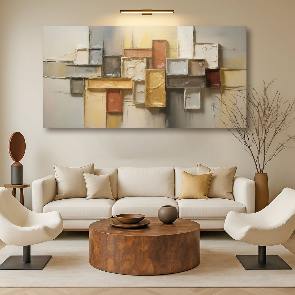 Soft Geometry Minimalist Canvas