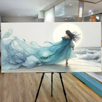 Ocean Motion Abstract Canvas