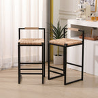 Water Hyacinth Counter Stools — Set of 2