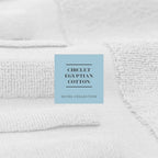 Grey & White Cotton Bath Mats — Set of 2