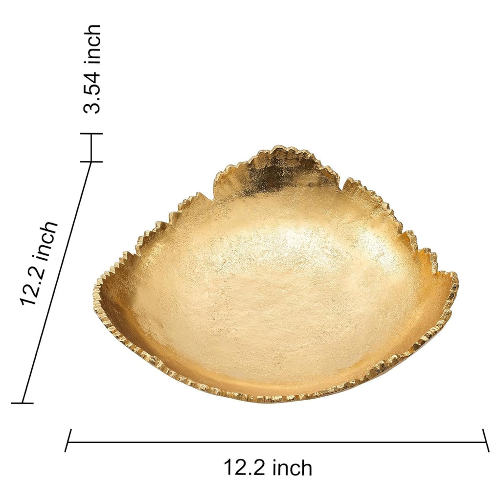 Gold Hammered Centerpiece Bowl