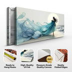 Ocean Motion Abstract Canvas