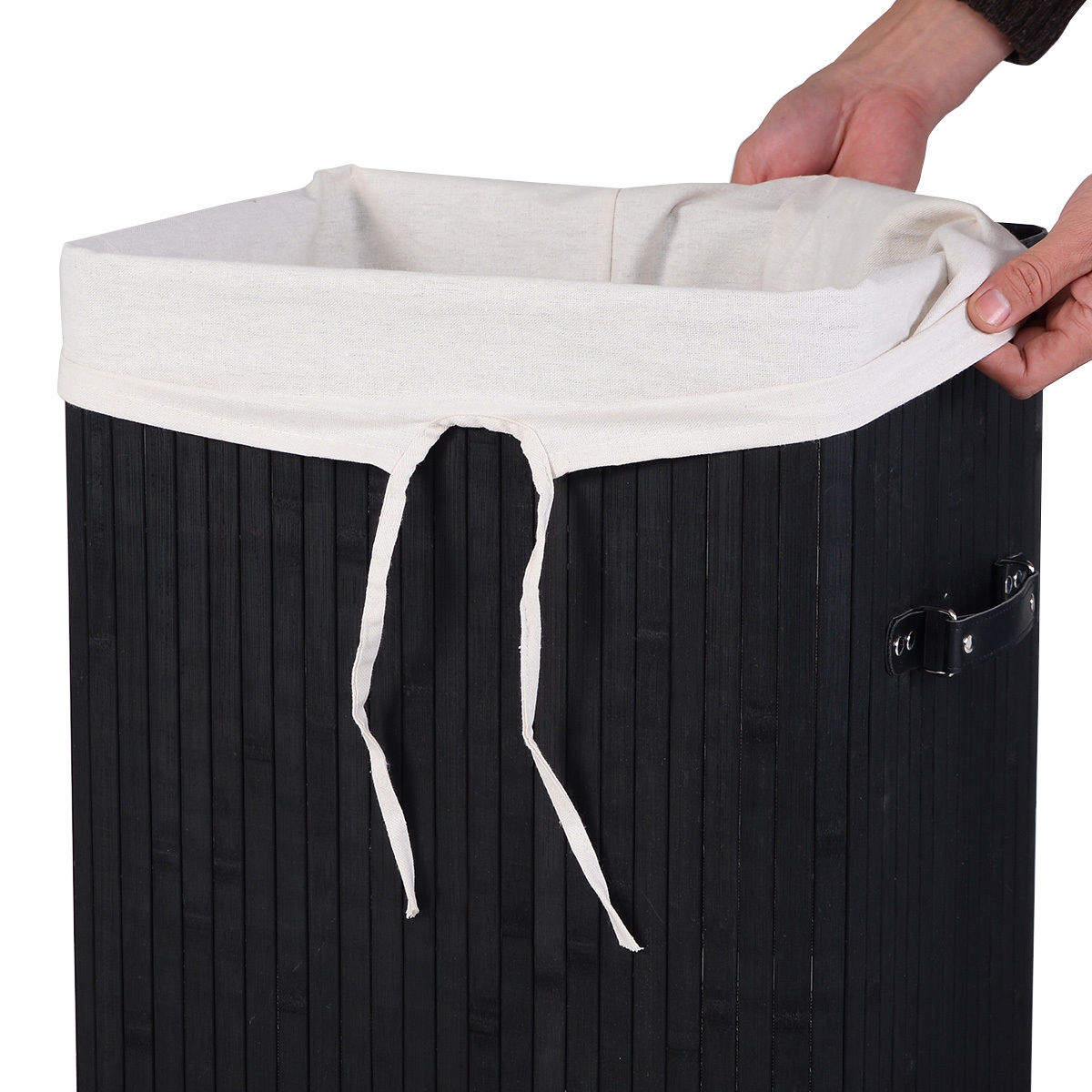 Bamboo Laundry Hamper with Lid