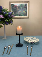 Matte Black Pillar Candle Holder
