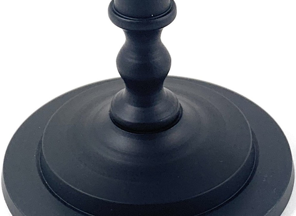 Matte Black Pillar Candle Holder