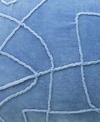 Velvet Embroidered Lumbar Pillow