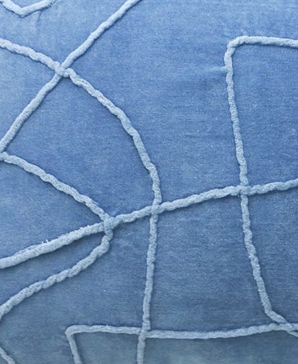 Velvet Embroidered Lumbar Pillow