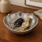 Silver Moon Hammered Centerpiece Bowl