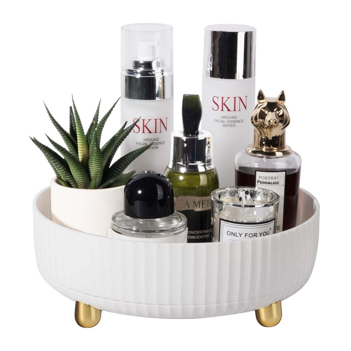 Rotating Makeup & Perfume Organizer
