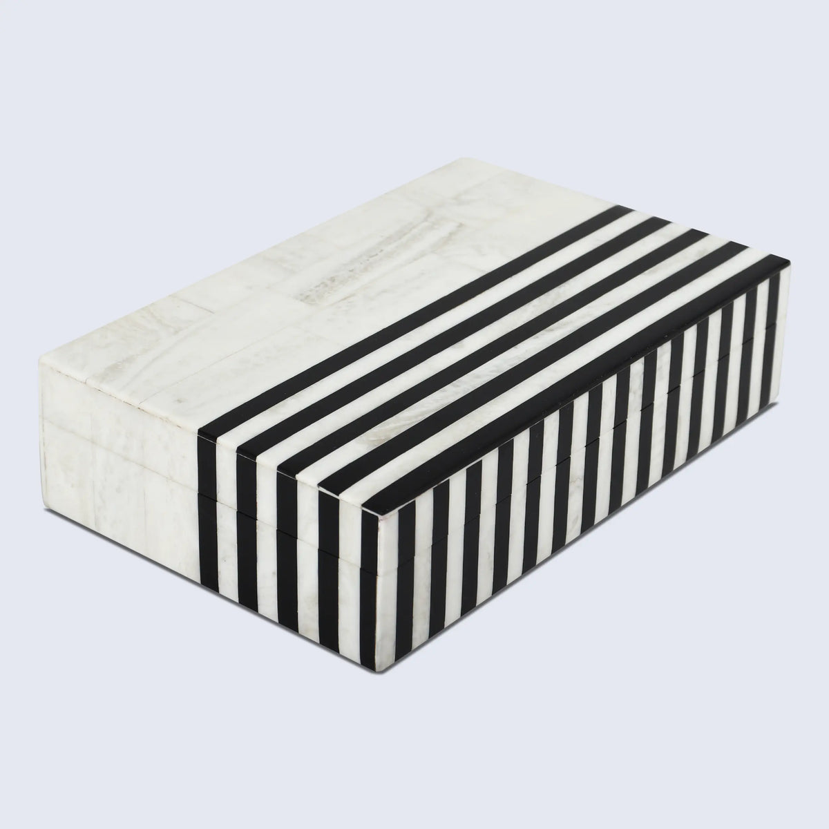 Black & White Inlay Decorative Storage Box
