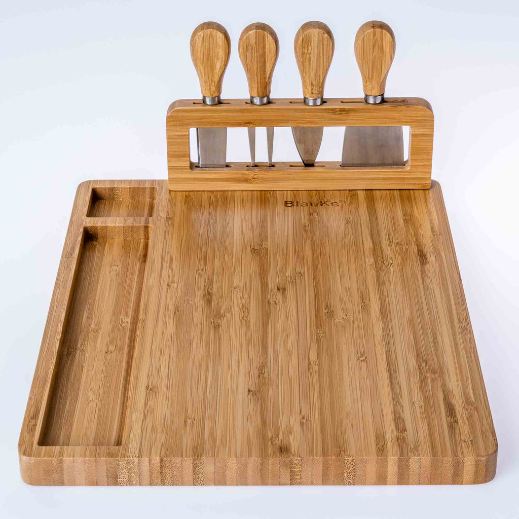 Bamboo Charcuterie Board & Knife Set