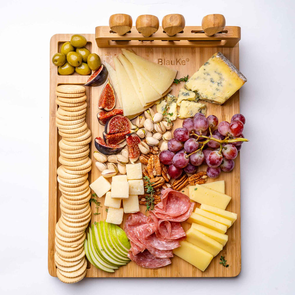 Bamboo Charcuterie Board & Knife Set