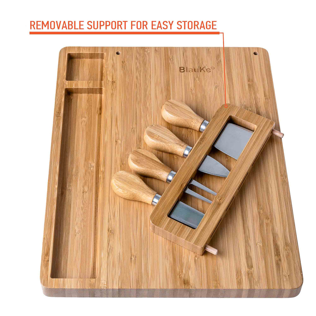 Bamboo Charcuterie Board & Knife Set