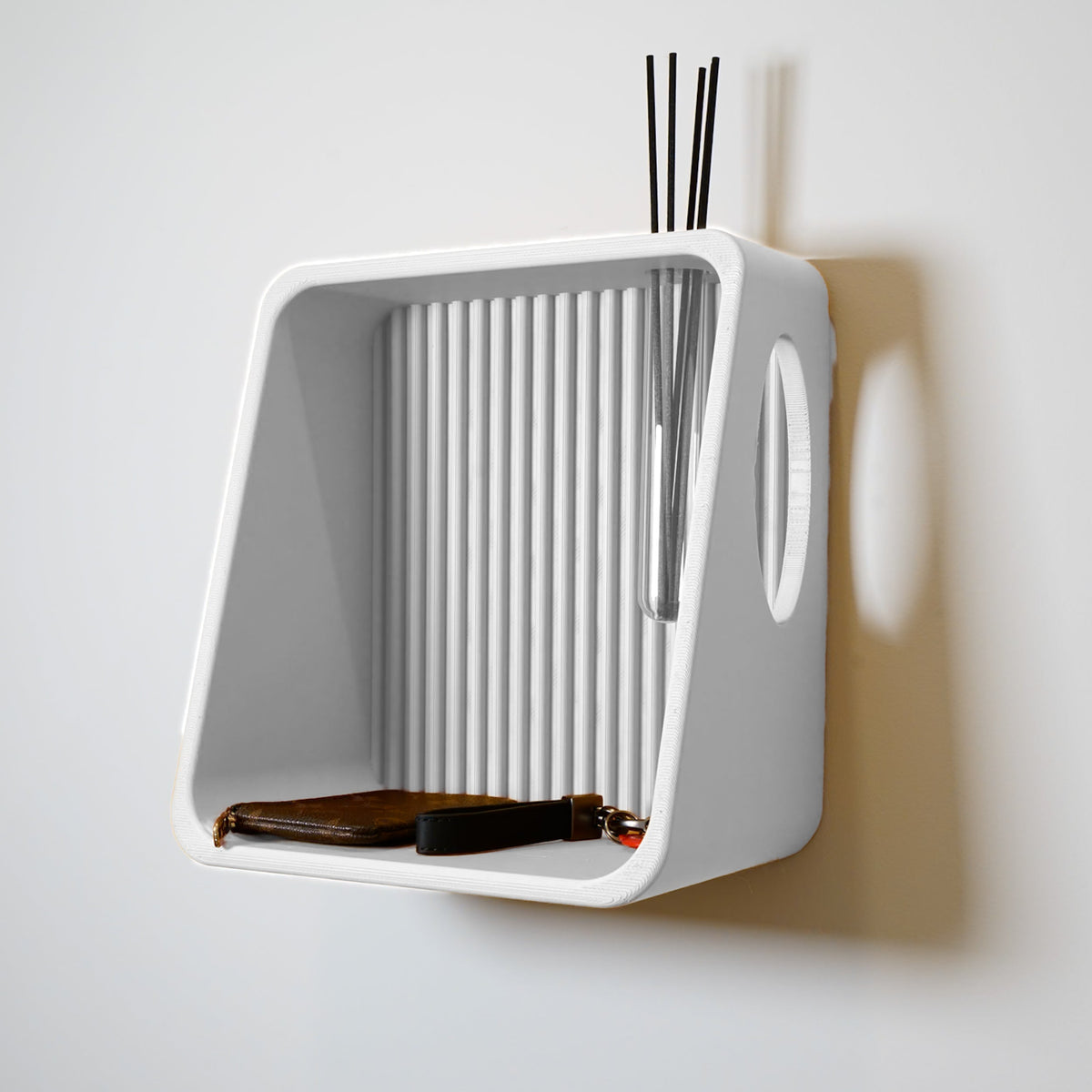 Modern Floating Wall Shelf, Propagation or Reed Diffuser