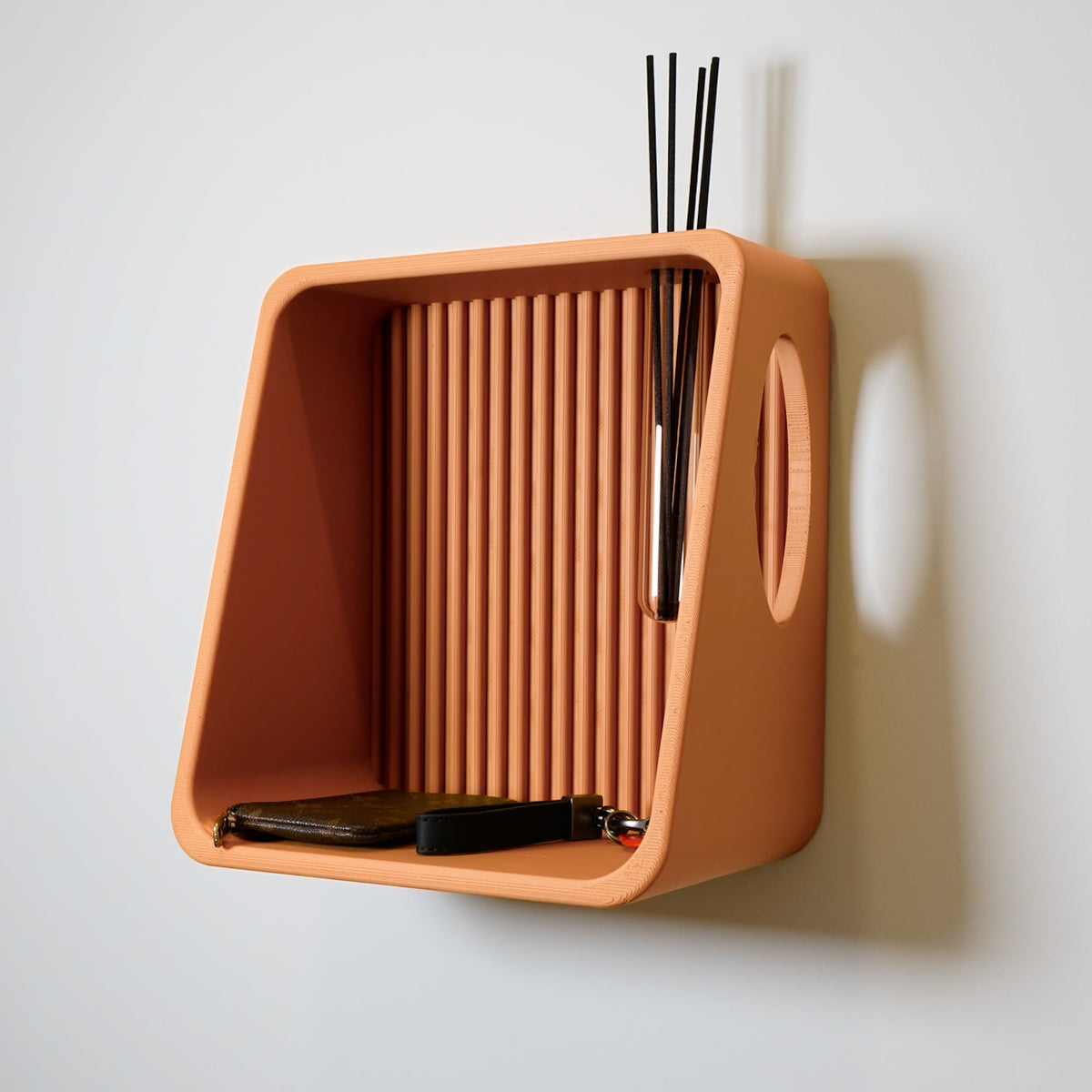 Modern Floating Wall Shelf, Propagation or Reed Diffuser