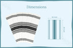 Everyday Striped Cotton Kitchen Towels — Set of 6